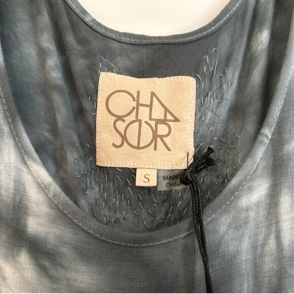 NWT Chaser Beaded Tie-Dye Maxi Dress – Blue/Gray/Green/White – Women’s Small - Picture 5 of 8